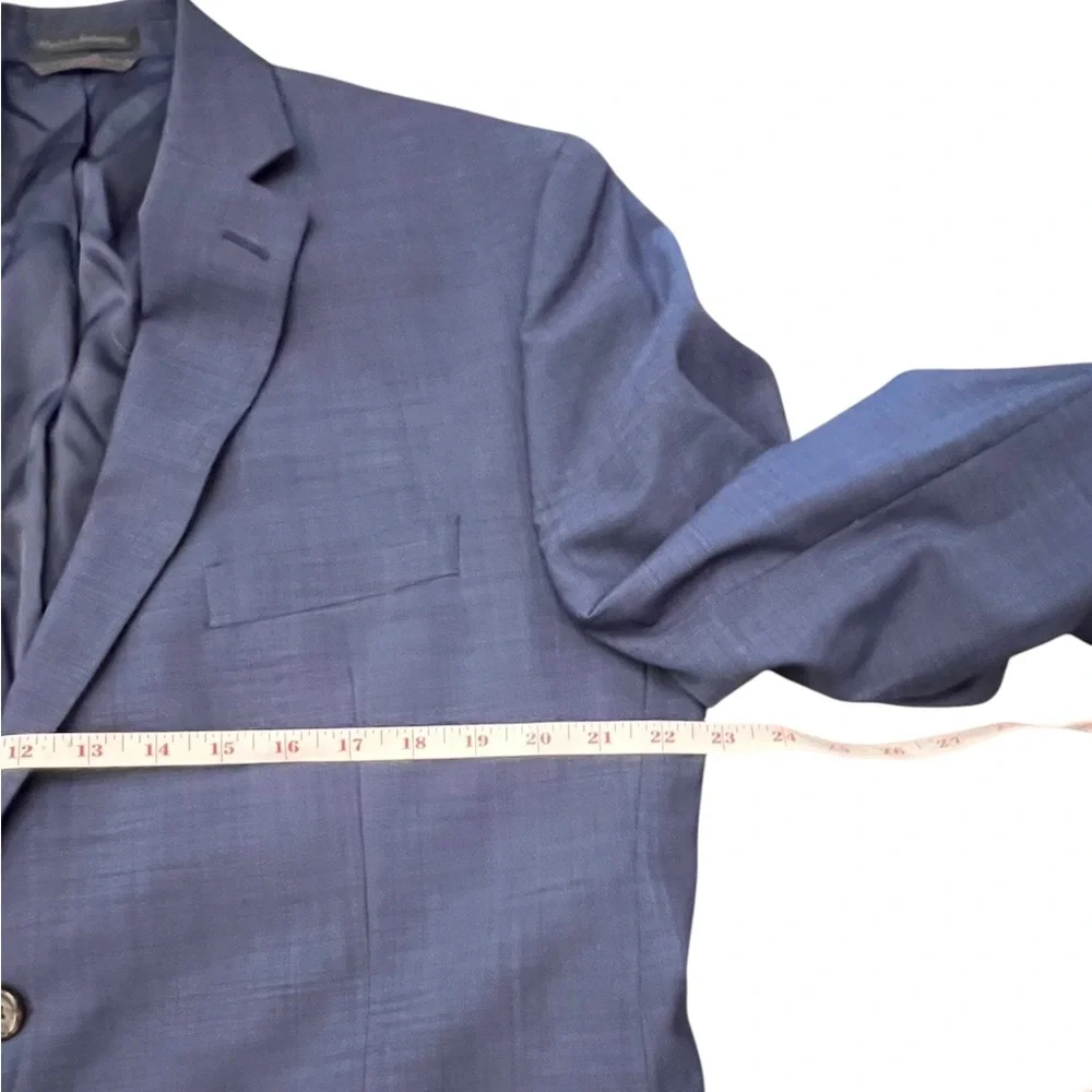 Lauren Ralph‎ Lauren Men's Navy Blue Wool Blazer 2 Button 44S Business Formal